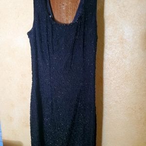 Beaded black dress